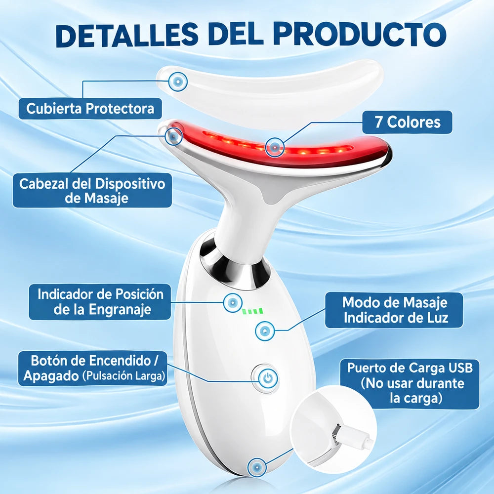 Masajeador Facial para Arrugas y Elimina Papada