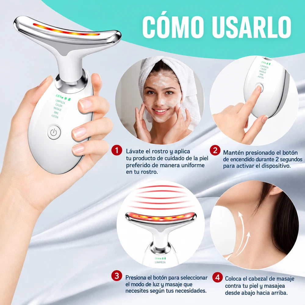 Masajeador Facial para Arrugas y Elimina Papada